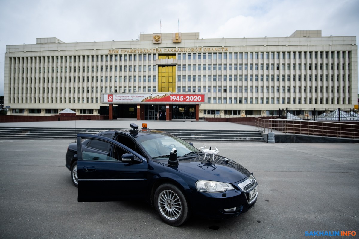 Чистоту проспекта Мира в Южно-Сахалинске доверили Volga Siber. Сахалин.Инфо