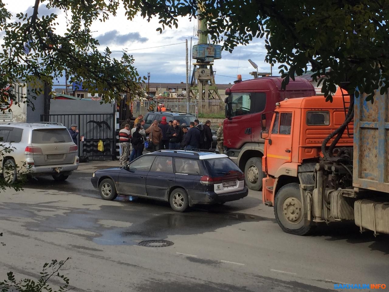 В холмском морском торговом порту заблокированы въезд и выезд. Сахалин.Инфо