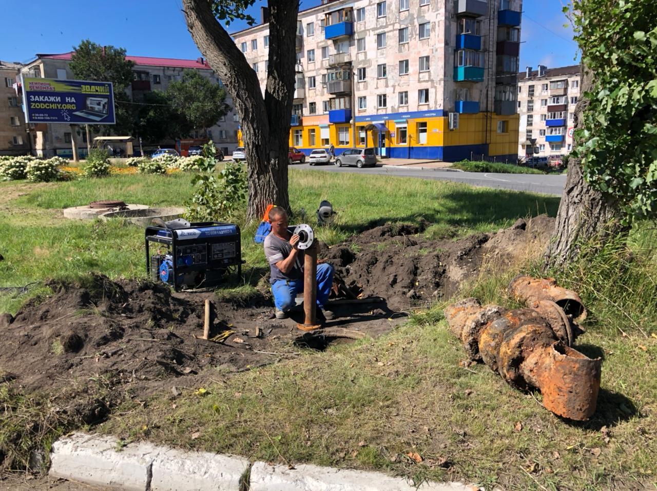 Холмчане снова проводят выходной без воды. Сахалин.Инфо