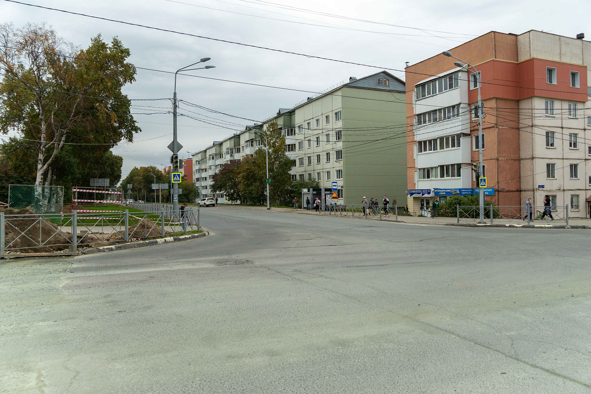 Перекресток Комсомольской и Емельянова в Южно-Сахалинске закроют до ноября.  Сахалин.Инфо