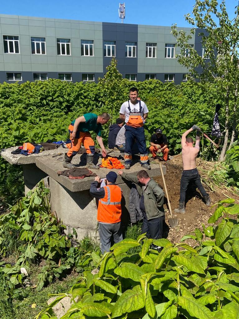 В Южно-Сахалинске устраняют сложную аварию на водопроводе. Сахалин.Инфо