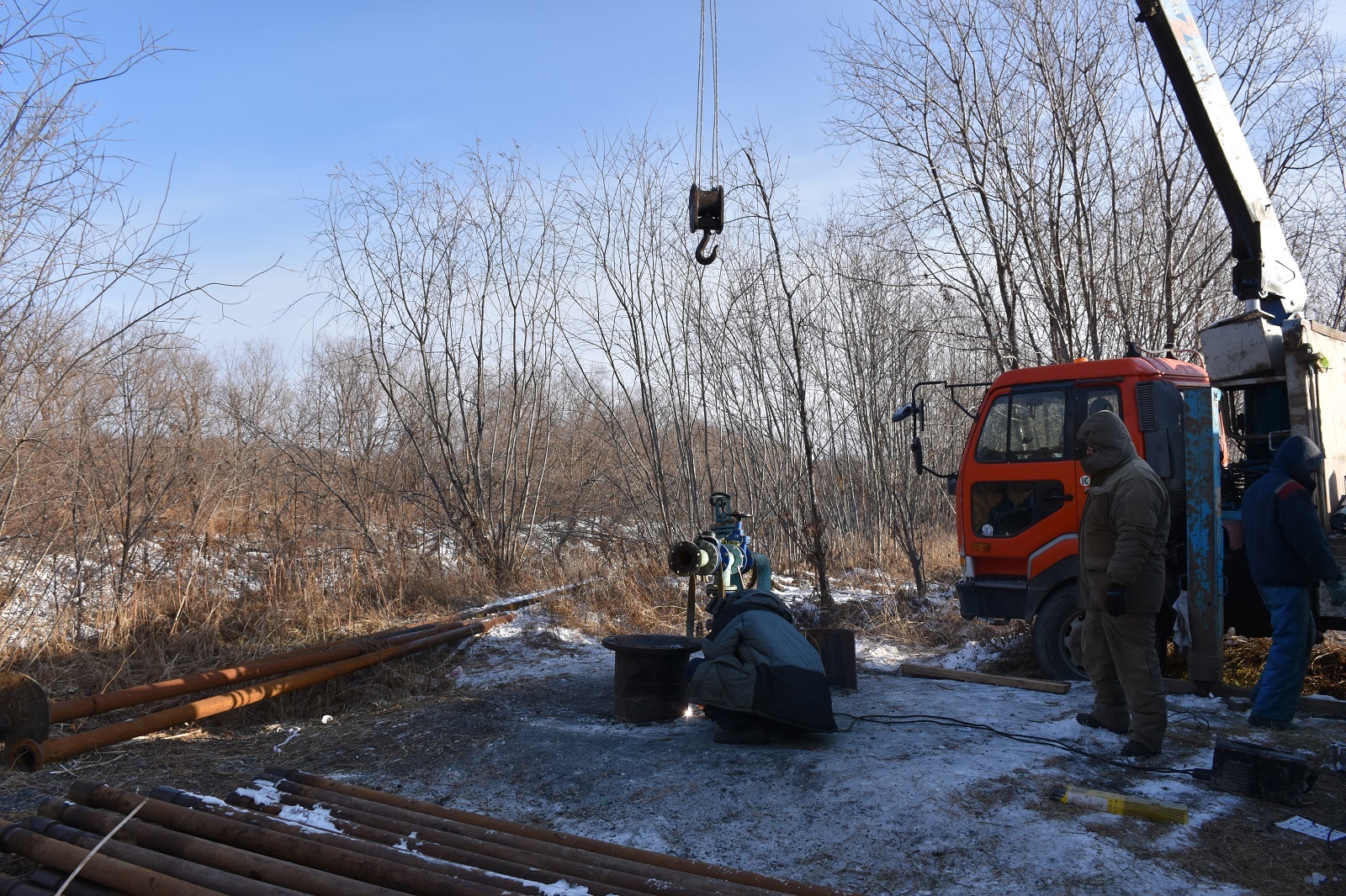 На подземном водозаборе в Поронайске восстанавливают скважины. Сахком —  новости Сахалина и Курил