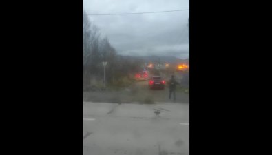 Сахалинец снял видео с погоней